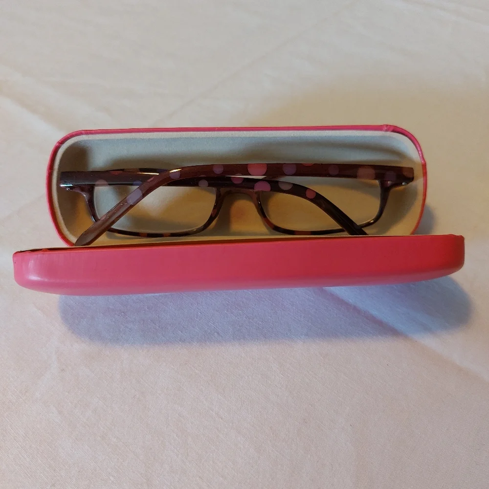 Cute Polka Dot Reading Glasses + 2.5